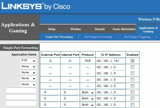 Kaip sukonfigūruoti savo FTP serverį su pagrindiniu FTP