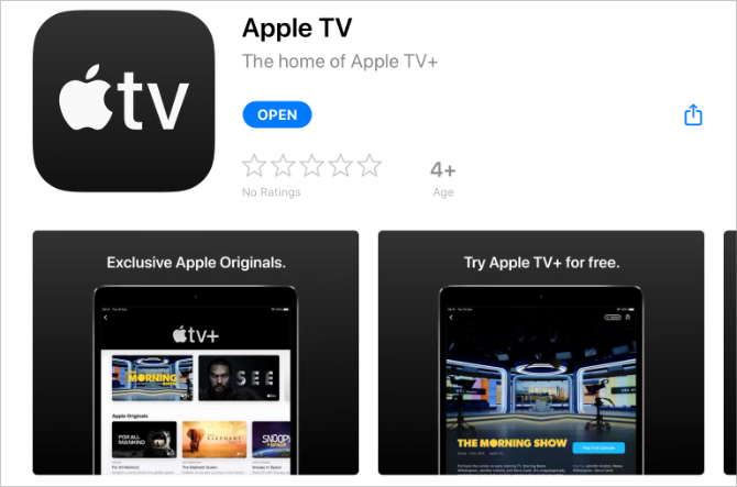 „Apple TV“ „App Store“