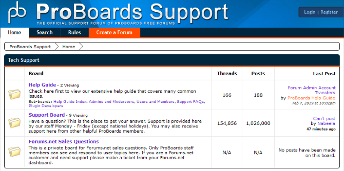 „ProBoards“ forumas