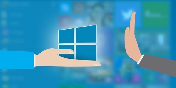 „Windows 10“ atnaujinimas atšaukiamas