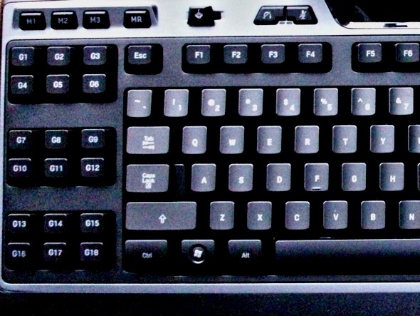 „Logitech g510“ žaidimų klaviatūra