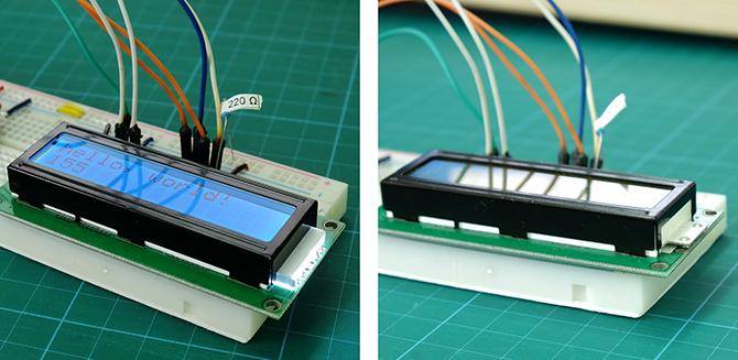 arduino ekranas LCD