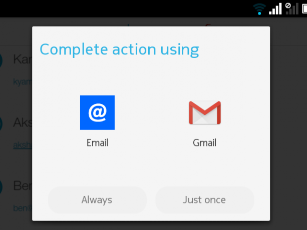 „android-complete-action-using“