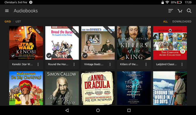 Jūsų neoficiali „Amazon Fire Tablet“ naudojimo instrukcija muo android amazonfireguide audio knygų biblioteka