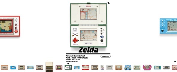 Pica Pic pristato klasikinius delninius elektroninius žaidimus į internetą pica pic zelda