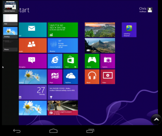 išbandyti „Windows 8“ planšetinį kompiuterį