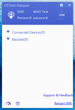 „OSToto WiFi“ viešosios interneto prieigos taško „Windows 10“