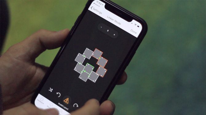 Nanolapių drobė: šauniausia. Šviesos. Kada nors. nanoleaf canvas link designer 670x377